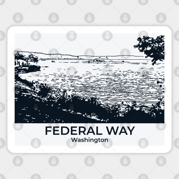 Federal Way - Washington Magnet by Lakeric